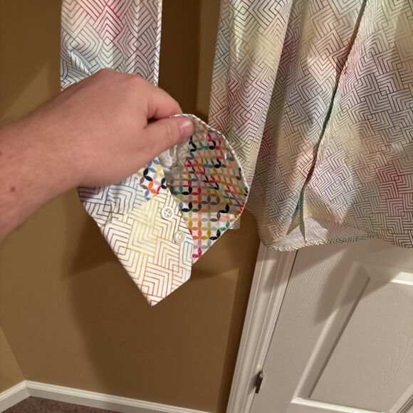 Robert Graham Men’s Large Brixton Button Up Long Sleeve Geometric Multicolor - Picture 8 of 10